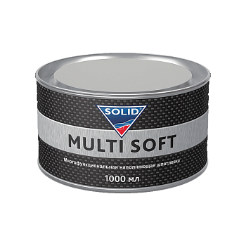Шпатлевка наполнительная SOLID PROFESSIONAL LINE MULTI SOFT - (1000 мл) многофункциональная